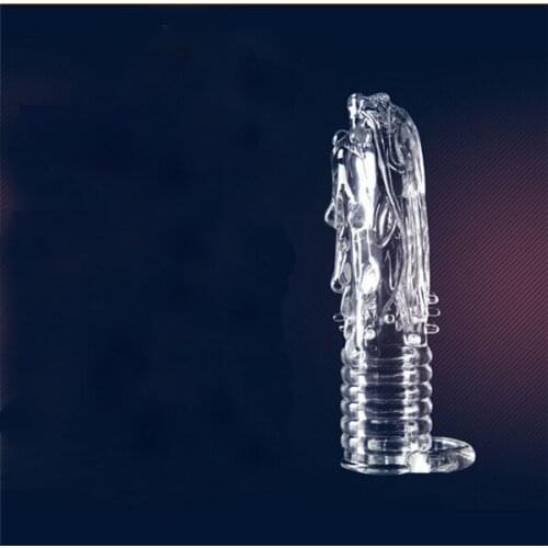 Dingye Newest Reusable Penis Sleeve Dragon Cock Ring Sleeves Penis Extender Condoms Sex Toys Sex Products For Men Delay Spray