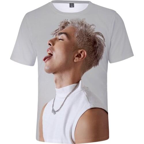 Kawaii Tees Naim Darrechi Unisex Fashion Short Sleeve Tshirt Harajuku Hip Hop Street Leisure Polyester Fashion Classic Clothes