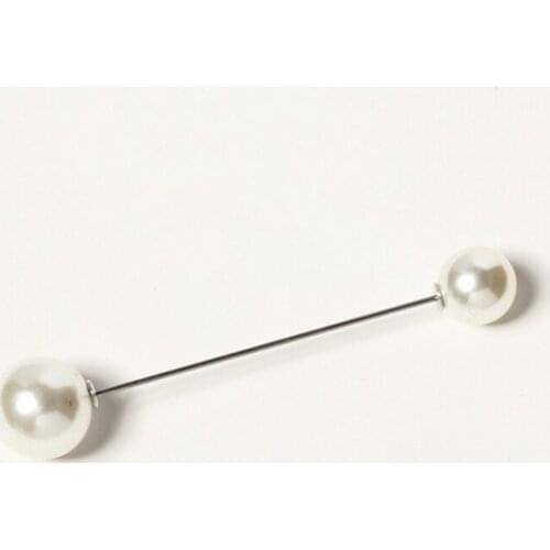 SHUANGR Imitation Pearl Brooch Classic Charm Double Pearls Brooches For Women Fashion Accessaries Gift Jewelry bijoux