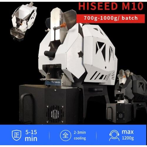 M10 commercial use coffee roaster touch screen smart coffee bean roaster with fast cooling