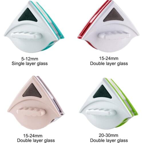 Magnetic Window Cleaner Brush Glass Cleaner Magnets Brush Tool Double Side Magnetic Glass Brush for Washing Household Cleaning