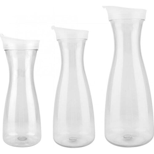 Stainless Steel Acrylic Transparent Juice Bottle Water Jug Ice Cold Juice Jug with Lid for Bar Home Use sport silicone bottle