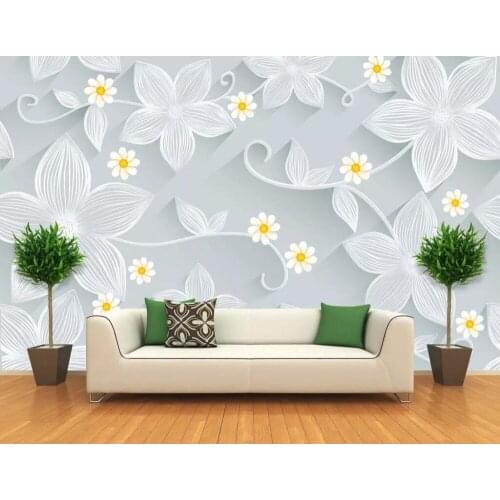XUE SU Wall covering custom wallpaper elegant fashion three-dimensional pattern TV background wall 3D mural