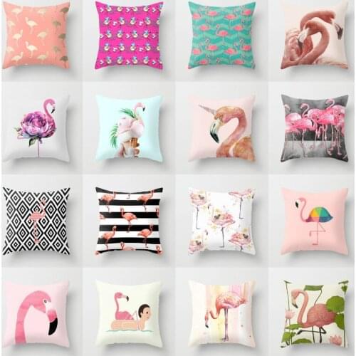 Printing Pillow Cover Home Decorative Simple Style Pillowcases Cotton Case