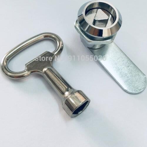Small triangle lock MS705 Triangular lock Gas Meter Lock Key Gas Electric Meter Box Latch Cam Locks high quality Drawer lock