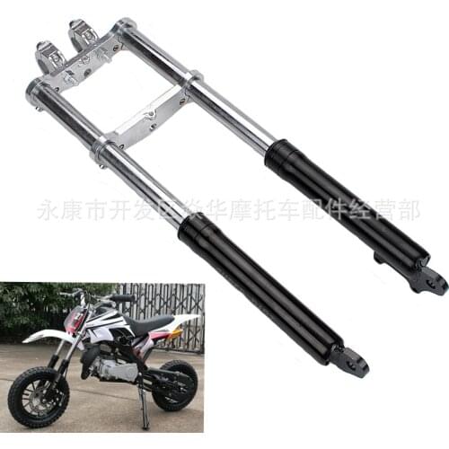Front shock absorber trigeminal tree 2-stroke 49CC mini childrens off-road motorcycle mud pit rocket car Apollo