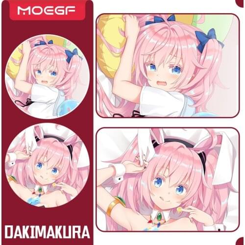 That Time I Got Reincarnated as a Slime Anime Dakimakura Hugging Body Pillow Cover Milim Nava Cushion Case Otaku Cosplay