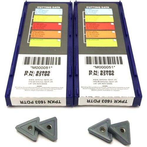 TPKR1603 TPKN1603 PDTR LT30 Carbide insert Internal turning tool TPKR 1603 Cutting tool turning insert CNC Lathe Tools TPKN 1603