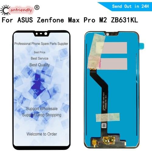 6.26" LCD Display For Asus Zenfone Max Pro (M2) ZB631KL X01BD LCD display Touch panel Screen sensor monitor Digitizer assembly