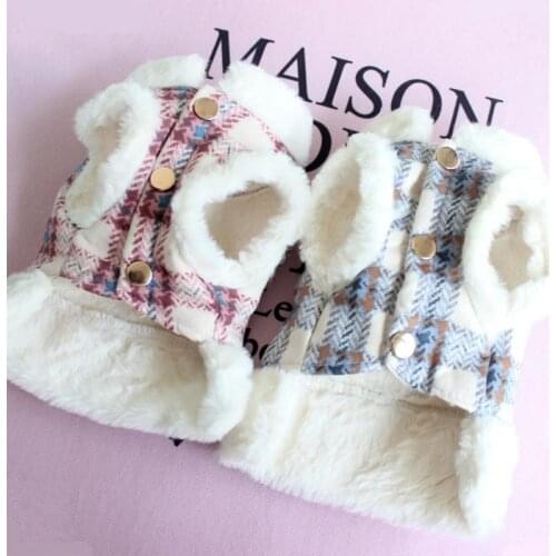 Winter Dog Coat Jacket With Leash Buckle Dogs Clothing For Small Medium Dogs Clothes Puppy Outfit Winter Pet Clothes Ropa Perro