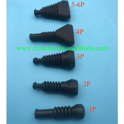 100pcs/lot 1 2 3 4 5 6 Way/Pin Superseal forAMP/Tyco Rubber Waterproof Boots/Sleeve Connectors
