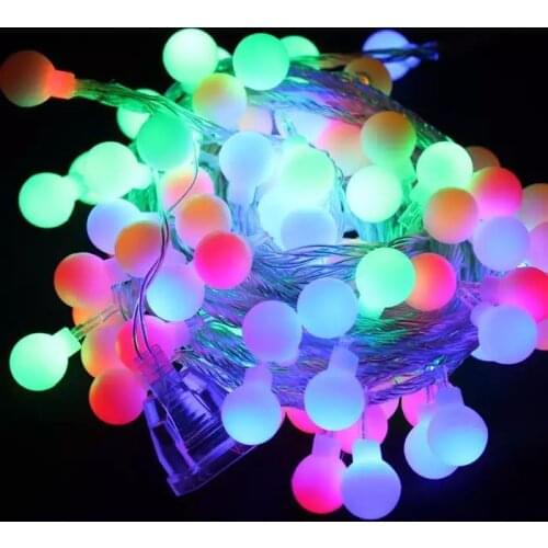 20pcs/lot Novelty Outdoor lighting LED Ball string lamps 10m 100leds Christmas Lights fairy wedding garden garland decoration