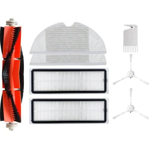 8Pcs Replacement Parts for Xiaomi Mijia 1C STYTJ01ZHM Robot Vacuum Cleaner Accessories Brushes Filters Spare Parts