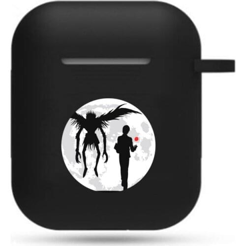 Anime Death Note Earphone Case Cosplay Headphone Case Props Unisex Airpods Bluetooth Headset Protective Cover Earphone case