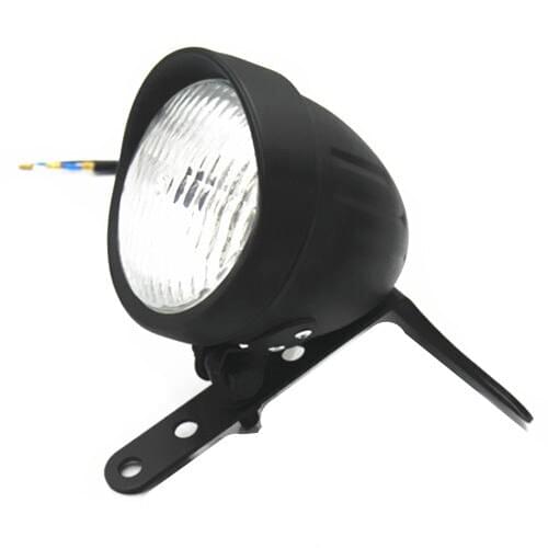 Motorcycle High Low Beam Head Light Headlight W/Adjustable Mount Bracket For Harley Chopper Customs