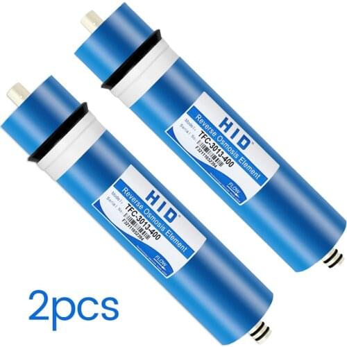 2pcs 400 gpd reverse osmosis filter Reverse Osmosis Membrane TFC3013-400 Membrane Water Filters Cartridges ro system Filter Memb