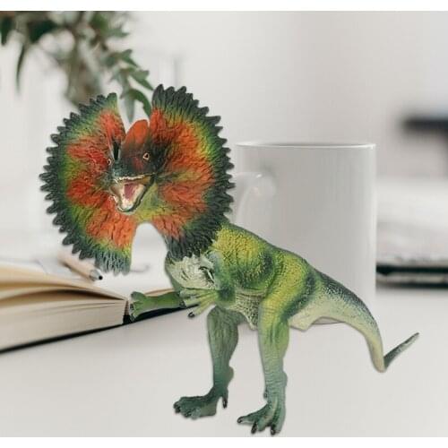 Simulation Dinosaur Figure Model Animal Boutique Supplies Miniature Dilophosaurus Hobby Collection Window Decorations