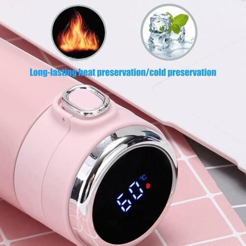 Insulation Cup Smart Portable Water Cup Male and Female Student Creative Personalized Trend Mass Simple Temperature Tea Cup