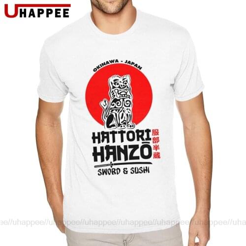 Cool Hattori Hanzo Tees Shirts Mens 6XL Short Sleeves Soft Cotton O-neck Tees