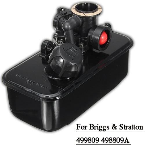 Fuel Gas Tank and Carburetor Assembly For Briggs & Stratton 499809 498809A 494406 Home Garden Supplies Accessories