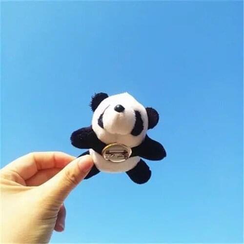 Panda Animal Plush Toy , 4CM , 9CM Stuffed Soft Doll , Gift Belt Decoration Plush Toy