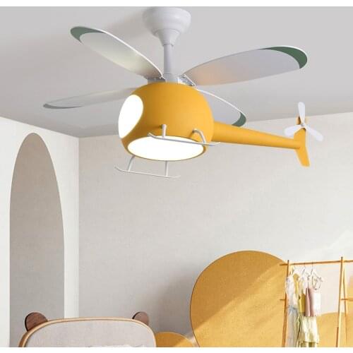 Nordic bedroom decor led lights for room ceiling fan light lamp restaurant dining room ceiling fans with lights remote control