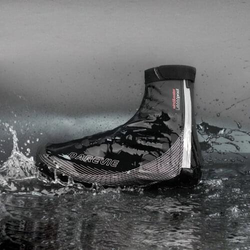 DAREVIE Cycling Shoes Covers Waterproof Windproof Cycling Shoes Cover Winter Thermal MTB Road Cycling Lock Shoes Cover Slippers