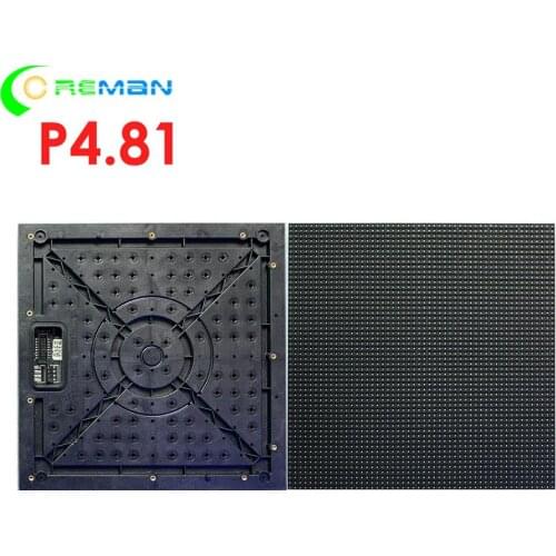 Aliexpress low price pantalla led module p4.81 P4.8 , Indoor 500x500 500x1000 led video panel slim led cabinet module p4.81