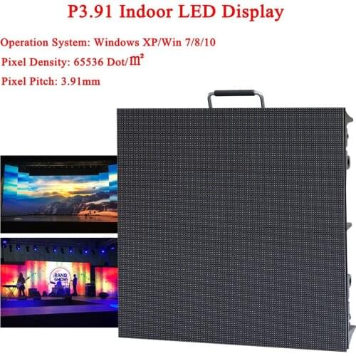Stage Wedding Lighting Indoor LED Display P3.91 Pixles 3.91*3.91mm Module Resolution 64X64 SMD2020 LED Display Module Video