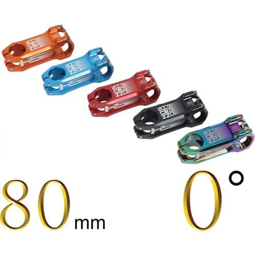 Road Bike Stem 80mm Mountain Bike Stem CNC Bicycle Modification DIY Accessories Folding Bike Stem Bike Fork Stem