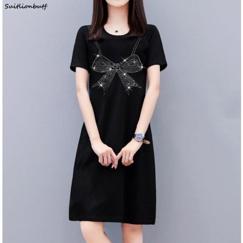 SUITLIONBUTF Black Summer Dresses