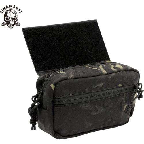 Tactical Utility Pouch Outdoor Waist EDC Bag Hunting Military Army Molle Vest Armor Carrier CRM CRX D3 Chest Rig Drop Dump Pouch