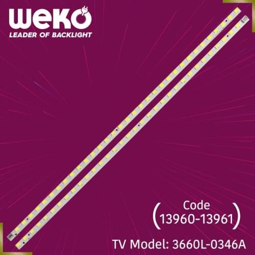 TV LED BAR- 32" V5.5 EDGE FHD REV4.0 2 A- B TYPE V (LC320EUA SC A1) (NO:6-A) 35.8 CM- 35.5 CM WITH 33 LEDS TOTAL 2 PCS