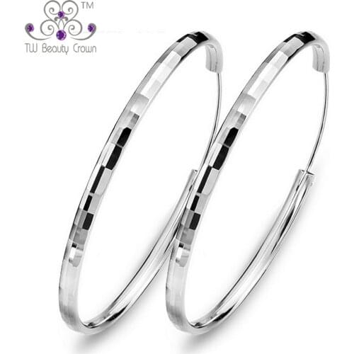 Серьги-кольца TW Beauty Crown China At AliExpress