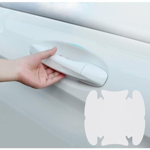 Universal Car Car Handle Protective Sticker Auto Protector Films Car Handle Decoration Anti-Scratch Vinyl Protector Films