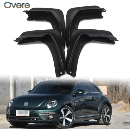 OVERE Car Front Rear Mudguards For Volkswagen VW Beetle (A5) 2012 2013 2014 2015 2016 2017 Accessories Mudflaps Car-styling