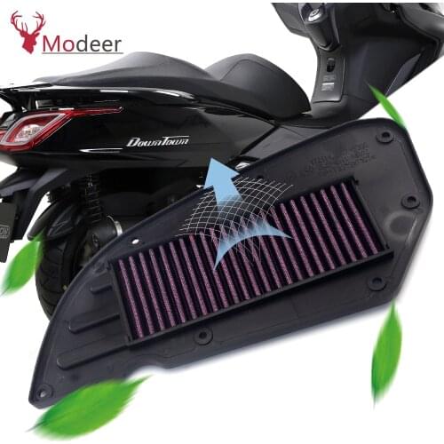 Motorcycle Air Filter Intake Cleaner Grid Clean Cotton For KYMCO Downtown300i ABS Downtown 300i 2010-2012 2013 2014 2015 2016