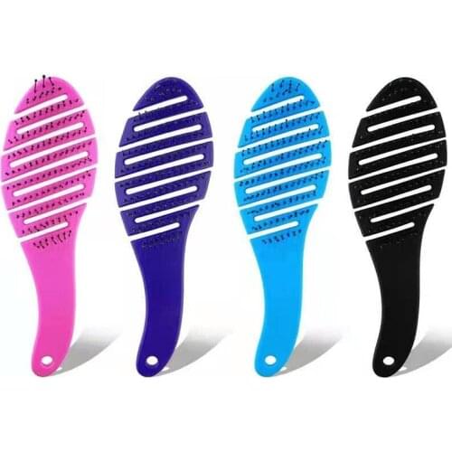DREWTI 1pcs wet brush Comb tool barber Hair Brush Hair Styling Tools Anti Tangled Anti-static Head Massage Hairbrush Magic Comb
