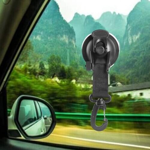 4x Heavy Duty Suction Cup Anchor with Securing Hook Travel Luggage Camping