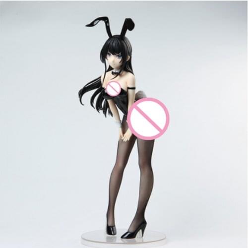Rascal Does Not Dream of Bunny Girl Sakurajima Mai Anime Action Figure Sexy Beautiful Girl PVC Collection Model Dolls Toys Gifts