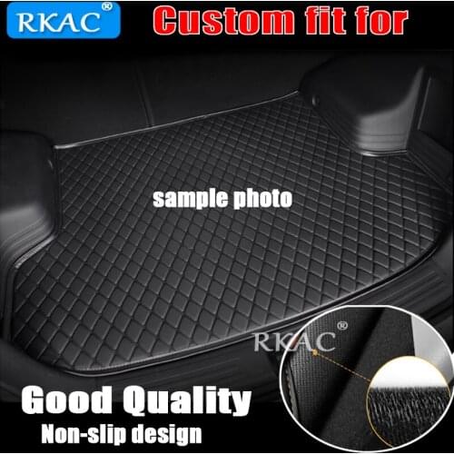 RKAC custom car trunk mat for Ssangyong All Models Rodius ActYon Rexton kyron Korando car styling auto accessories GOOD QUALITY