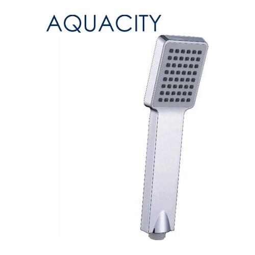 Free Shipping bathroom accessories ABS Plastic Square Chrome Finish shower square high pressure Saving Water Hand Shower