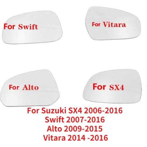 CAPQX For Suzuki SX4 2006-2016 Swift 2007-2016 Alto 2009-2015 Vitara 2014 -2016 Side Rear View Mirror Lens door Mirror Glass