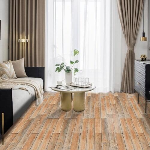 Wood floor protection stickers, living room simple floor background wall stickers, moisture-proof and non-slip 3d floor stickers
