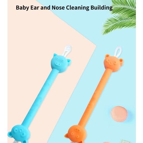 Baby Luminous Dig Ear Scoop Ear Spoon Light Kids Ears Cleaning With Light Cartoon Bear Earwax Scoop Scooping Baby Care Tools