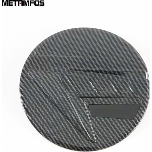 For Hyundai Elantra 2021 2022 Carbon Fiber Gas Fuel Tank Cap Oil Filler Cover Trim Decoration Exterior Accessories Car Styling