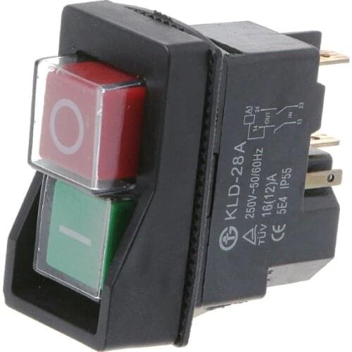 KLD-28A Waterproof Magnetic Switch Explosion-proof Pushbutton Switches 220V IP55