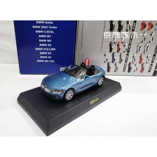 KYOSHO 1/64 BMW Z4 convertible Collect die casting alloy trolley model
