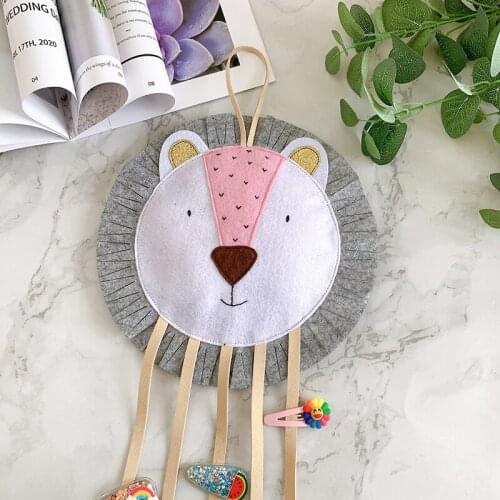 Cartoon lion Tapestry Catcher Boho Home Wall Decor Girls Kids Nursery Garden Decoration