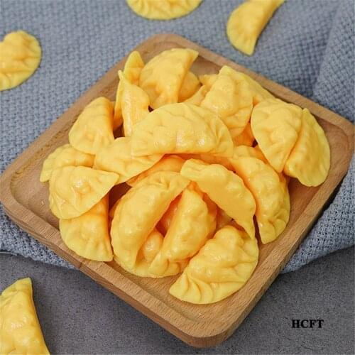 Fake food props dining room hall hotel restaurant store shop decoration artificial Simulation Fried Egg dumplings model